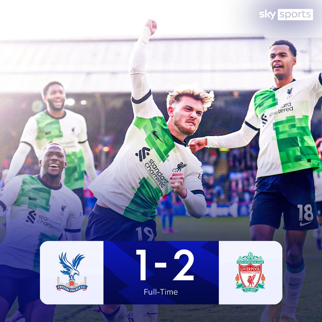 Liverpool shame Crystal palace in a dramatic comeback.