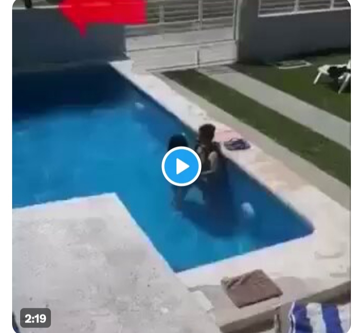 Man stay underwater 3 min, to avoid caught with someone's wife.