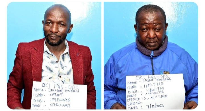 Drama as Land Fraudster is nabbed within DCI HQ.