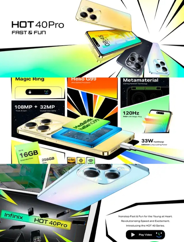 Best Infinix Hot 40 Pro phone below KSh 33K in 2024 - New.