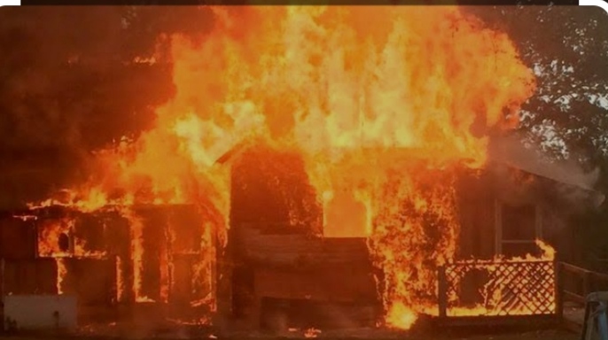 Man razes down girlfriend's house after rejection.