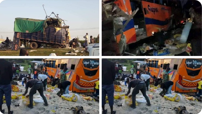 Eleven feared dead after bus rammed into a lorry - Kisumu.