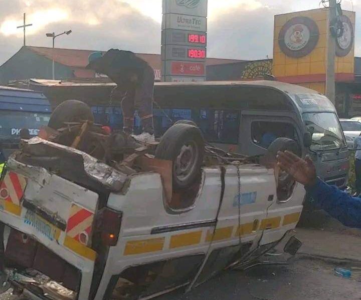 Matatu Overturns in Nairobi: Multiple Injuries Reported.