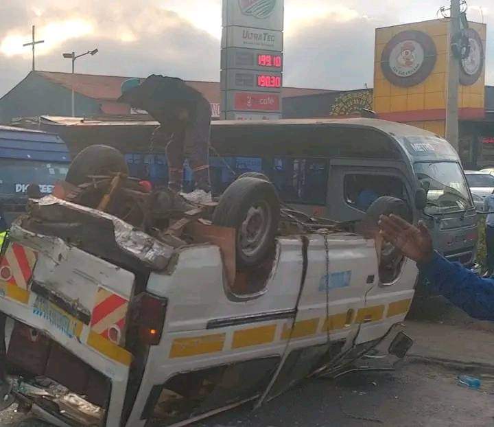 Matatu Overturns in Nairobi: Multiple Injuries Reported.