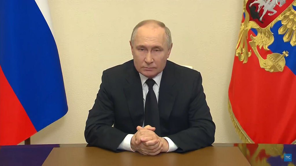The Russian President breaks silence after the ISIS attack.