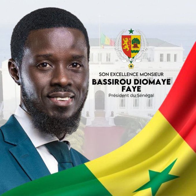 Bassirou Diomaye Emerges as Senegal's New President at age 44, Marking a Shift in Political Landscape