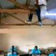 Intern Teacher's Monitoring Exam from roof top Raises Eyebrows