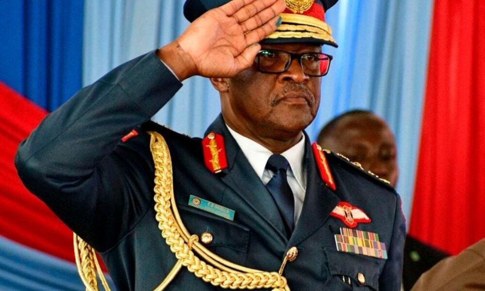 Breaking News: Military Chopper Carrying Chief of Defence Forces Crashes in West Pokot