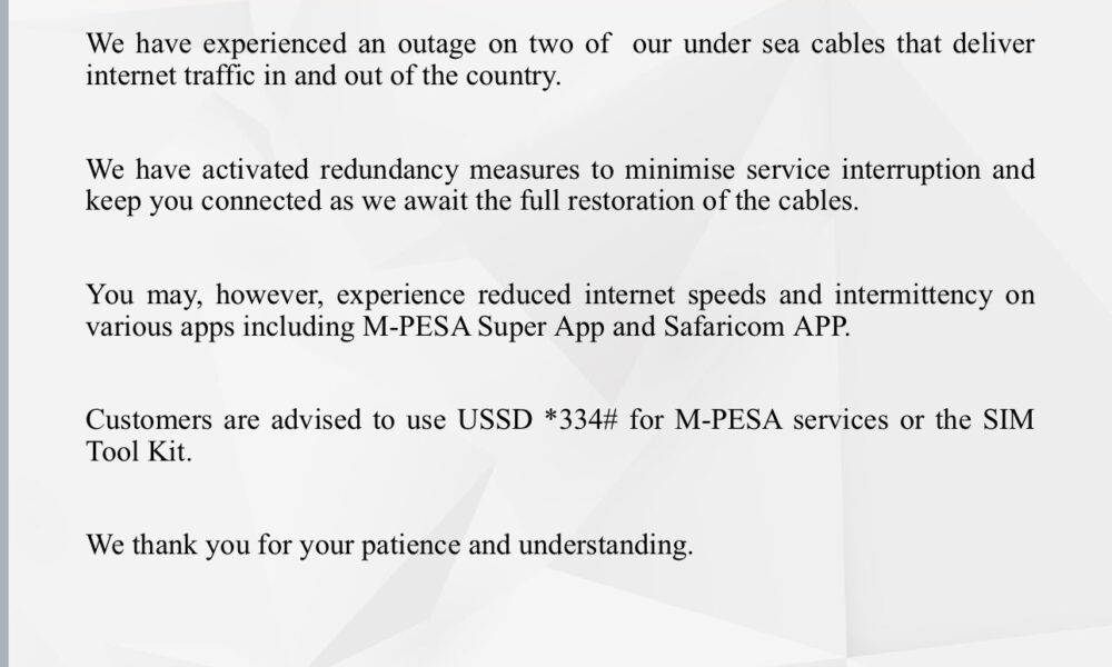 Kenyan Telecommunications Network Safaricom Faces Internet Outages Amid Gen Z Protests