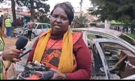 Forgiveness Amidst Chaos: Mama Idah Komen whose car was destroyed Speaks Out.