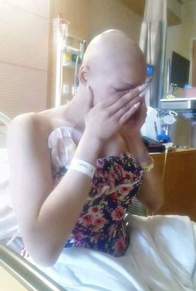 Woman Celebrates Victory Over Cancer After Final Chemotherapy Session