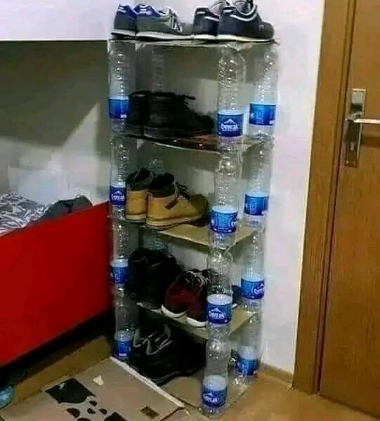 Nyeri Teacher Turns Plastic Bottles into Stylish Shoe Racks