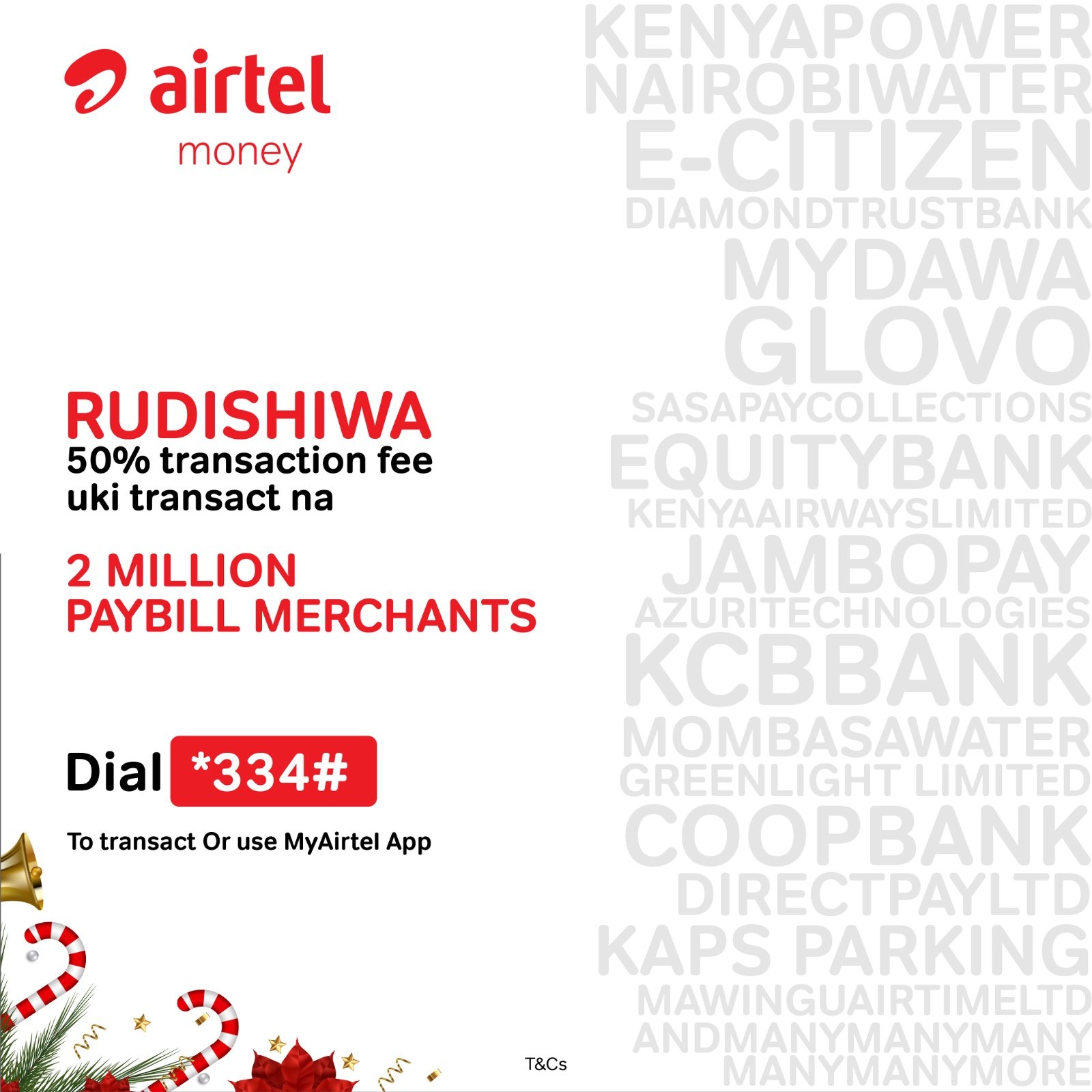 Airtel Rudishiwa: 50% Fee Refund for Paybill Payments