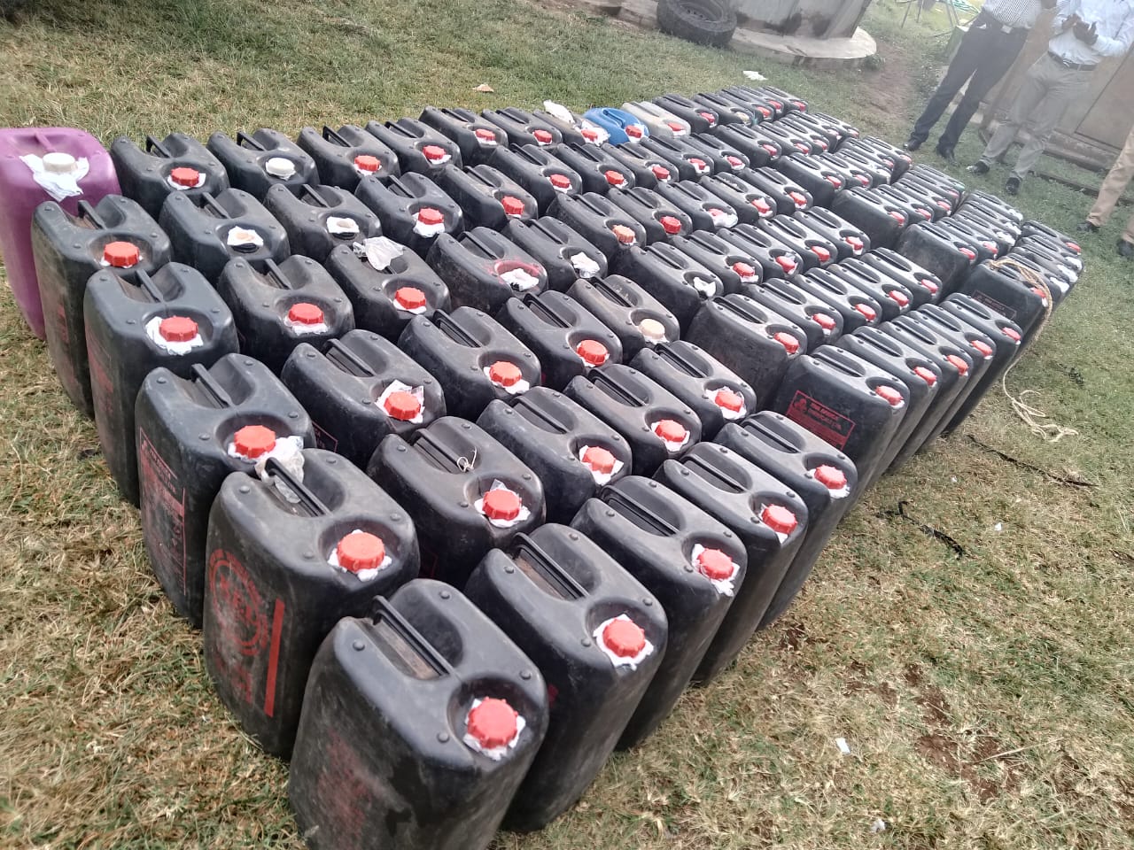 Massive Ethanol Bust in Busia: Five Suspects Arrested