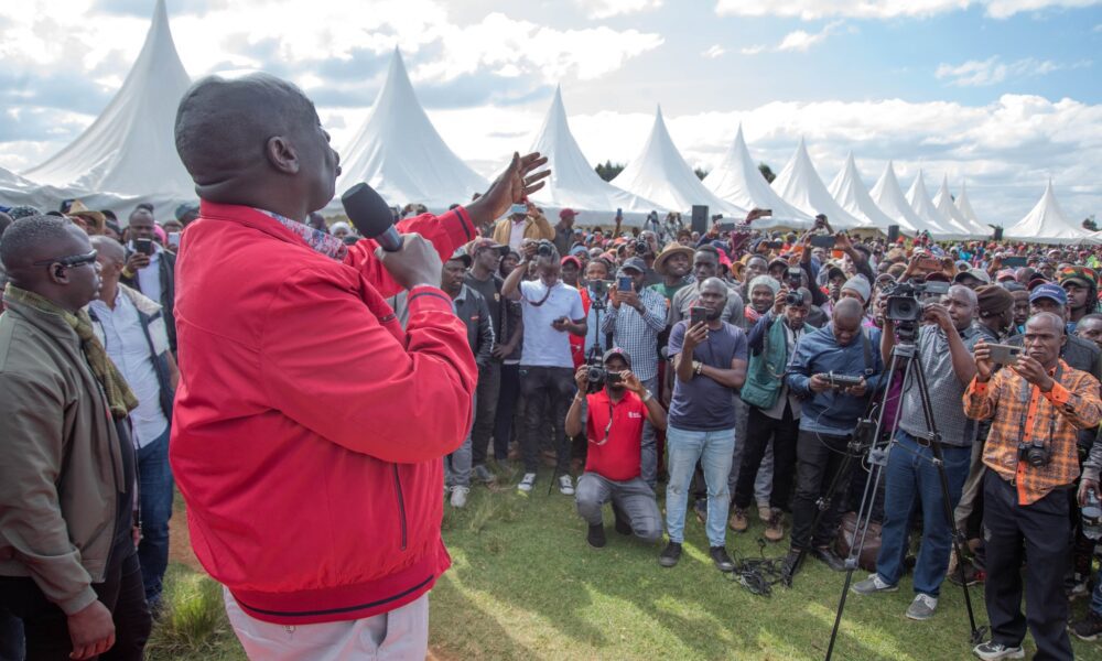 Chaos Erupts at Rigathi Gachagua's Thanksgiving Event After Teargas Incident