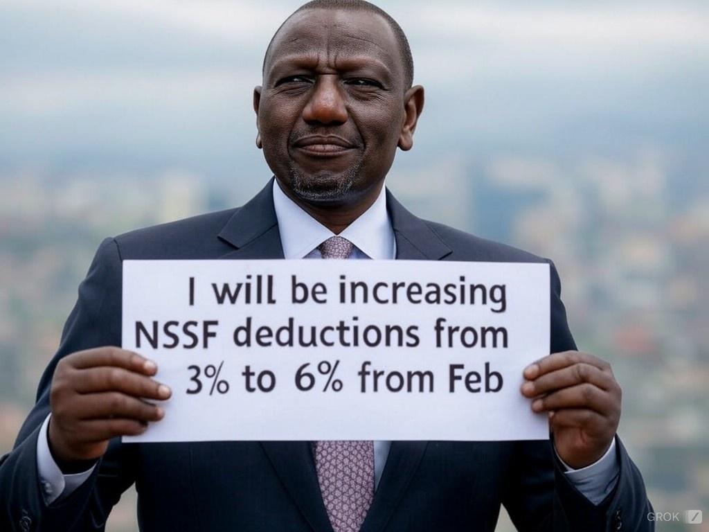 NSSF New Rates: Kenyan Employees to Face Higher Deductions Starting February 2025