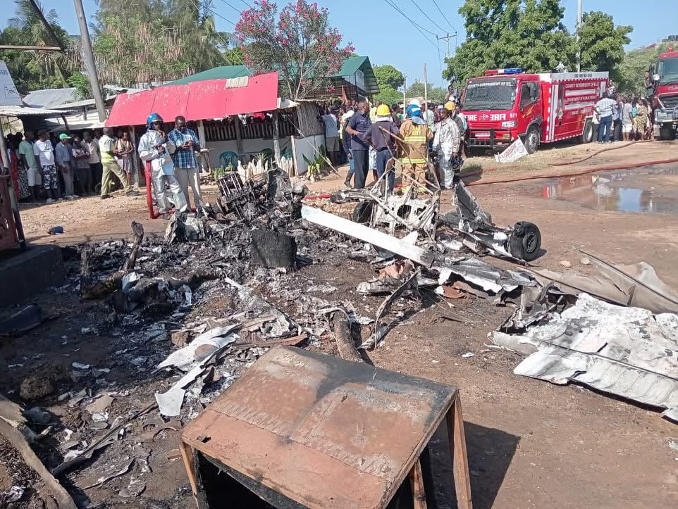 Tragedy in Malindi: Plane Crash Claims 3 Lives