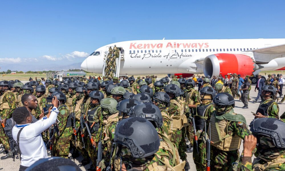 Kenyan Police Officers Land in Haiti for MSS Mission
