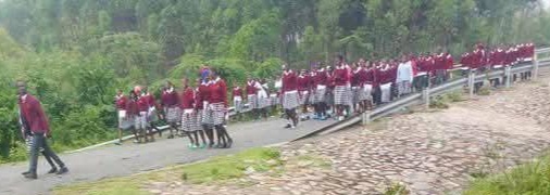 Kapweria Secondary Students Protest KCSE Results, Storm Education Offices