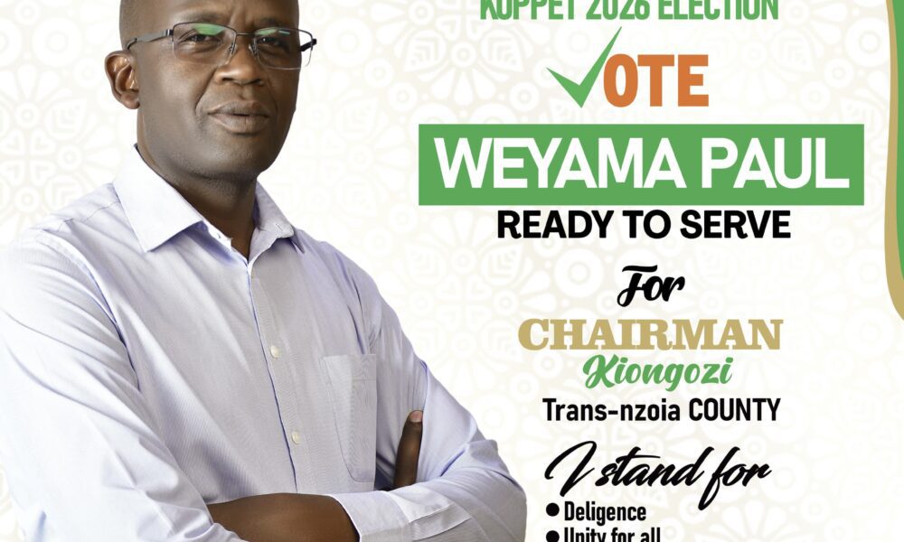 Weyama Paul Vows to Transform KUPPET Leadership in 2026!