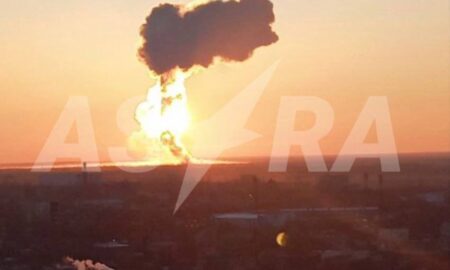 Massive Blast at Russian Airbase After Ukrainian Drone Strike