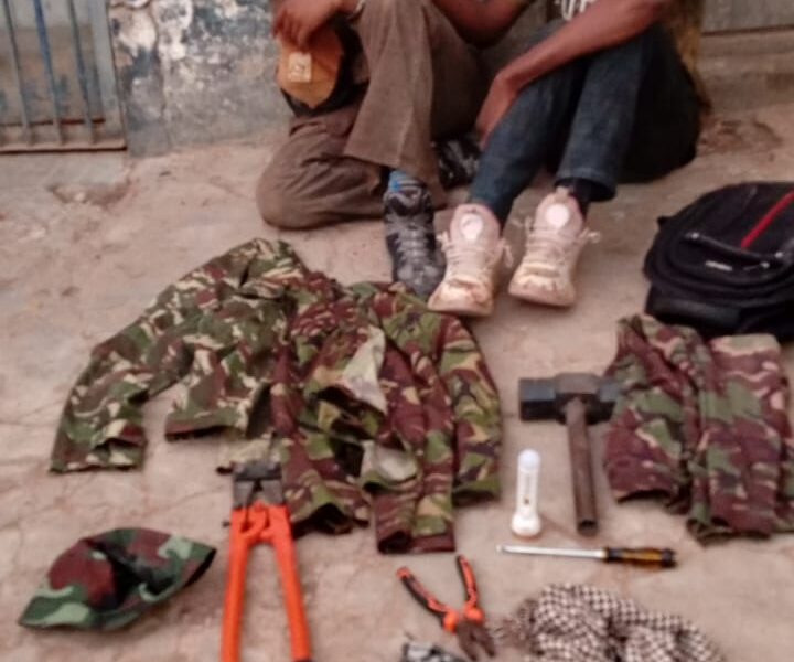 Daring Midnight Heist Foiled: Two Suspects Nabbed After Impersonating Police Officers in Wajir Robbery