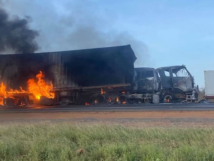 Horrific Fuel Tanker Crash Near Mtito Andei – Flames Engulf Nairobi-Mombasa Highway