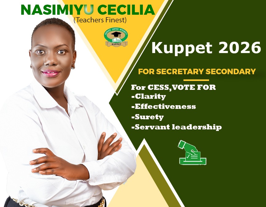 NASIMIYU CECILIA: The Game-Changer Kuppet 2026 Needs for Secondary Education – Here’s Why!