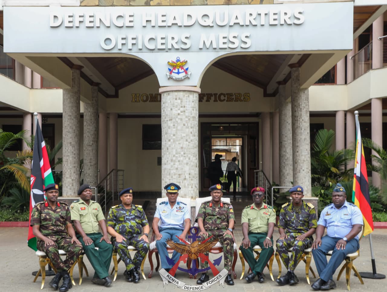 a photo of kdf officials