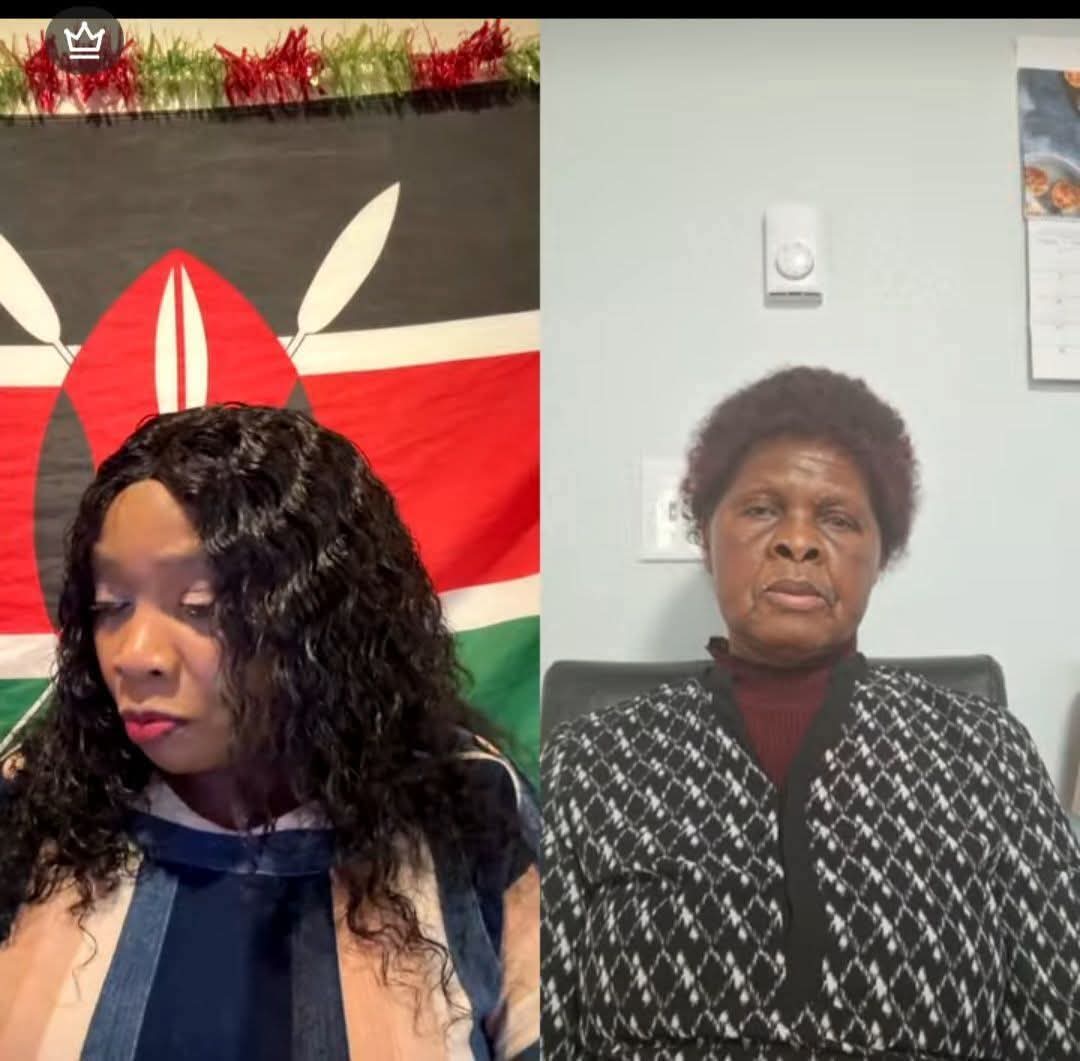 a photo of betty bayo and her mum screenshot